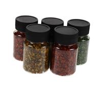 Operitacx Bottles Miniature Autumn Leaves for DIY Model Railway Fairy Garden Realistic Fall Foliage Craft Supplies with Mixed Colors Each for Miniature Landscape and Village Accessories
