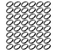 Operitacx Bracelets, 50pcs Class Grad for Silicone Graduation Black of 2026 with Nondeforming Fit and Stretchy Design Season Accessories for Middle School Party