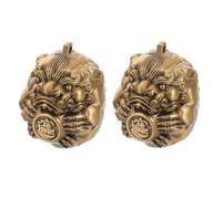 Operitacx Brass Health Ball Brass Pi Yao Chinese Hand Balls for Exercise Therapy Hand Grip Equipment for Seniors and Daily Meditation