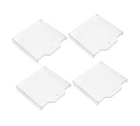 Operitacx Break Glass Replacement Emergency Push Button Protector Abs Switch Cover Guard, 4pcs Pack Designed for Fire Safety, Optimising Space Utilisation and Easy Maintenance