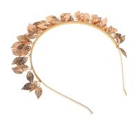 Operitacx Bridal Crown Leaf Shape Alloy Headwear Silver Fashionable Elegant Fine Workmanship Wedding Hair Decor Creating A Romantic Atmosphere Suitable for Bride and Female Friends