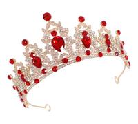 Operitacx Bridal Wedding Tiara with Rhinestone Crystal Crowns, Lightweight Zinc Alloy Hair Accessory for Photography and Party, Comfortable to Wear with Elegant Delicate Details