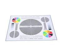 Operitacx Camera Lens Test Chart for Cctv Focus Alignment Simple Lens Adjustment and Intuitive Test Pattern on Paper, for Testing and Longterm Projects