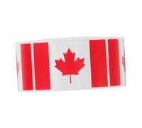 Operitacx Canadian Flag Decal Sticker for Laptops Water Bottles Notebooks Easy to Apply Canada Maple Leaf Design for DIY Planners Scrapbooking Outdoor Use