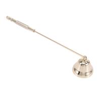 Operitacx Candle Extinguisher Wick Snuffer Tea Light Candle Snuffer Iron Material Bell Shape Design Prevents Wick Smoldering Safe Snuffing for Wedding Party