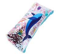 Operitacx Capacity PVC Pen Pouch Stylish Students Stationery Bag with Design Prints and Cartoon Patterns for School and Office Use
