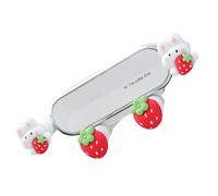 Operitacx Car Phone Holder Mount Cute Rabbit Design Air Vent Clip with Gravity Sensor Automatic Clamping for Smartphones Convenient Car Decoration Compatible with Vertical and Horizontal