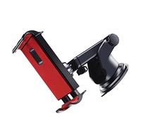 Operitacx Car Tablet Rack and Phone Support Stand for Office Desk and Car Use Suction Cup Mount Compatible Smartphones and Tablets Red for Sun Visor and Dashboard
