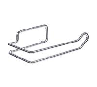 Operitacx Carbon Steel Toilet Holder Wall Mounted Towel Rack Resistant Paper Towel Mount for Bathroom Kitchen Storage Simple Elegant Design Space Saving Organizer