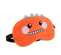 Operitacx Cartoon Eye Mask for Sleeping with Breathable Cloth Material and Elastic Bands, Light Blocking Eye Cover for Women and Men When Troubled by Light During Conferences