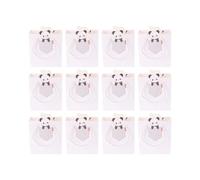 Operitacx Cartoon Paper Tote Bags Twisted Handle for Easy Carry 12pcs with Panda Pattern, Strong Cardpaper Material Square Bottom Design, for Birthday Party Supplies and Arts Crafts
