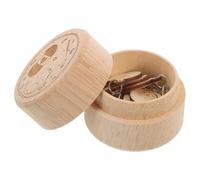 Operitacx Carved Stitch Marker with Storage Box Wooden Crochet and Knitting Markers for Braiding Lightweight Handmade Accessories for Yarn Craft Projects
