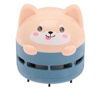 Operitacx Cat Shaped Mini Desk Vacuum Cleaner for Quick Office Cleanup | ABS Handheld Crumb Cleaner, USB Charge Cable Included, for Gaming Desks, Car Mats, Eraser Residue