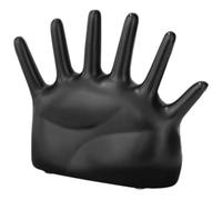 Operitacx Ceramic Hand Ring Display Holder Stand for Jewelry Elegant Black Ring Organizer Prevent Jewelry Scratching for Home Decor