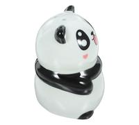 Operitacx Ceramic Panda Shaped Spice Shaker Portable and Space Saving Salt Storage Bottle for Home Use and Outdoor BBQ Grill with Unique Cartoon Design