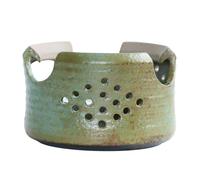 Operitacx Ceramic Tea Pot Heater Warmer with Candle Holder Base for Brewing and Warming Tea Sturdy Ceramic Material Suitable for Dessert Shop