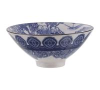 Operitacx Chinese Ceramic Round Pottery Teacup Hand Painted Tea Tasting Cup | Smooth Glazed Surface, Elegant Blue Pattern, Lightweight Design, Suitable for Tea Tasting, Family Dinners, or Decorative