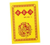 Operitacx Chinese Lunar Calendar Book Traditional Feng Shui Planner for Year Snake Daily Almanac Cultural Heritage Decor for Home Office