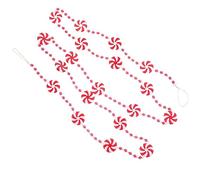 Operitacx Christmas Candy Bunches Christmas Garland Candy Xmas Decor Props Candy Cane Garland Peppermint Beaded Garland Candy Cane Christmas Wreath Home Decor Lollipop Christmas Tree Acrylic