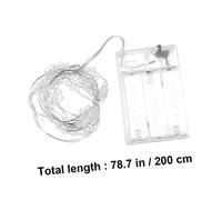 Operitacx Christmas Copper Wire Snowflake String Lights LED Decorative Warm Party Lighting Eco Friendly Reusable Lamp Beads for Indoor Outdoor Festive Atmosphere