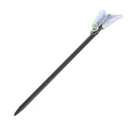 Operitacx Classic Handmade Chinese Hair Stick for Hanfu Headdress Cloth Material Hair Accessory with Feminine Design for Ancient Costume and Dancing
