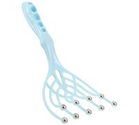 Operitacx Claw Head Massager Head Scratcher Massager Whisk Stimulate Usable on Wet Or Dry Hair Household Tool for Massaging Parents Loved Ones 7.86x3.73x1.18in Sky-Blue Pp Steel Ball