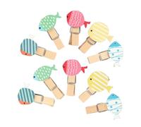 Operitacx Clothespins for Hanging Photo Paper Multi-function Mini Wooden 50pcs Made of Wood to Hold Things Tightly and Cards Banners in Home Decoration