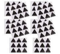 Operitacx Color Changing Warning Stickers 10Pcs, Heat Sensitive Labels Black to Red, Caution Signs for Industrial and Home Hot Equipment