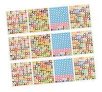 Operitacx Colorful Number Stickers for Painting Art Decorative Label Stickers with Color Coding and Classification Small Adhesive Dots for Storage Boxes Scrapbook and Organization