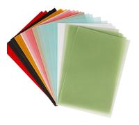 Operitacx Coloured Tracing Paper Sheets 6X4 Inch Transparent Vellum Paper for Sketching Calligraphy and Creative Craft Projects