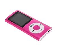 Operitacx Compact Player with Screen Portable Music Player Photo Viewer Mini USB Port Lightweight Book Reader Pink
