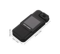 Operitacx Compact Weather-resistant Sports Video Recorder with Infrared Night Screen and Back-clip Mount Portable Body Camera for Hiking Running and Outdoor Adventure Filming