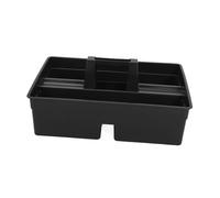 Operitacx Compartment Plastic Tool Caddy with Carry Handle Durable Executive Series Tote for Home and Professional Storage Organizer Basket for Cleaning Supplies and Purpose Use