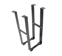 Operitacx Computer Host Rack Pc Mount for Desktop Computer Case Carrier Bracket for under Desk Mount Adjustable Height Desk Holder for Tower Supply