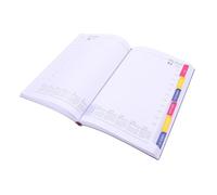 Operitacx Convenient Daily Planner Softcover Academic Notebook Compact Yearly Schedule Book for School Students and Professionals Comfortable Writing Experience with Portable