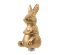 Operitacx Cooking Lid Knob Replacement for Frying Pan and Saucepan, Cast Iron Pot Lid Handle with Heat Resistant Anti-scald Grip, Easy Maintenance Cartoon Rabbit Shape for Daily Meal