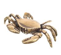 Operitacx Copper Crab Figurine Unique Copper Sculpture for Indoor Desktop Decor Not Easy to Knock, Home Decoration Or Holiday Keepsake