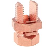 Operitacx Copper Grounding Split Bolt Connector for Bonding and Joining Multiple Copper Wires, Sturdy Ground Rod Clamp Electrical Connector Suitable for Electrical and Grounding Applications