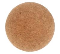 Operitacx Cork Yoga Practicing Ball Yoga Supply Self-Massage Relax Muscles High Density Sturdy Brown Massage Ball for Feet Exercising and Massage Use