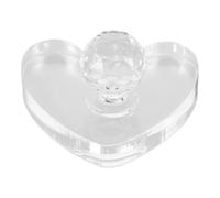 Operitacx Cosmetic Convenient and Fast Made of Pressing Stamper Heartshaped Eyeshadow Blush Palette Press Tool with and Cute Design for Makeup