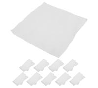 Operitacx Cotton Fabric Squares Versatile Handicraft Material for Plant Rubbing and Dyeing 10pcs White for Art and Craft Projects, for Craft Enthusiasts and Beginners