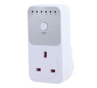 Operitacx Countdown Timer Socket Uk Mechanical Timer for Energy Conservation Automatic Shut off for Household Appliances Hour Control Portable and Easy to Use