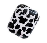 Operitacx Cow Printed Protective Case for Headset Compatible Generations Wireless Earbuds Charging Case