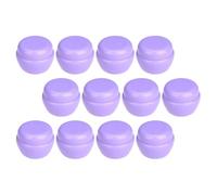 Operitacx Cream Jar with Leak-proof Inner Lid G Mushroom Shape Plastic 15pcs Portable Travel Container for Cosmetics and Lotion Storage