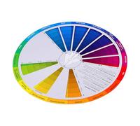Operitacx Creative Color Wheel, 1pc Paint Mixing Learning Guide, Art Class Teaching Tool, Paint Color Wheels for Artist, Makeup Painting Tattoo