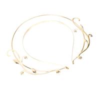 Operitacx Creative Headdress Hair Accessory 6.5x5.2x1.8inch Wear Resistant Alloy Chic Decorative Style Headdress for Xmas Parties Photo Props
