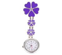 Operitacx Creative Zinc Alloy Material Easy Viewing Time Professional Mini Pocket Watch Fob Watch with Five-Heart Shape Round Dial Professional Mini Pocket Watch Nurse for Festival