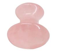 Operitacx Crystal Gua Sha Tool Rose Quartz Mushroom Facial Massage Stone Comfortable Grip for Beauty Salon and-The-Go
