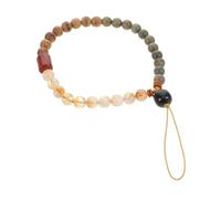 Operitacx Crystal Phone Charm Strap Chinese Inspired Drop Wrist Lanyard Handmade Mobile Pendant for Keys Phones Shimmering Crystal Design Multifunctional Keychain for Stylish Essentials