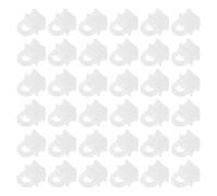 Operitacx Curtain Track Pulley Hooks Smooth Sliding and Easy Installation Plastic White 200pcs for Fabric Drapes and Blackout Curtains for Living Rooms and Home Improvement